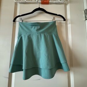 Elegant Teal athletic skirt/tennis skort skater style